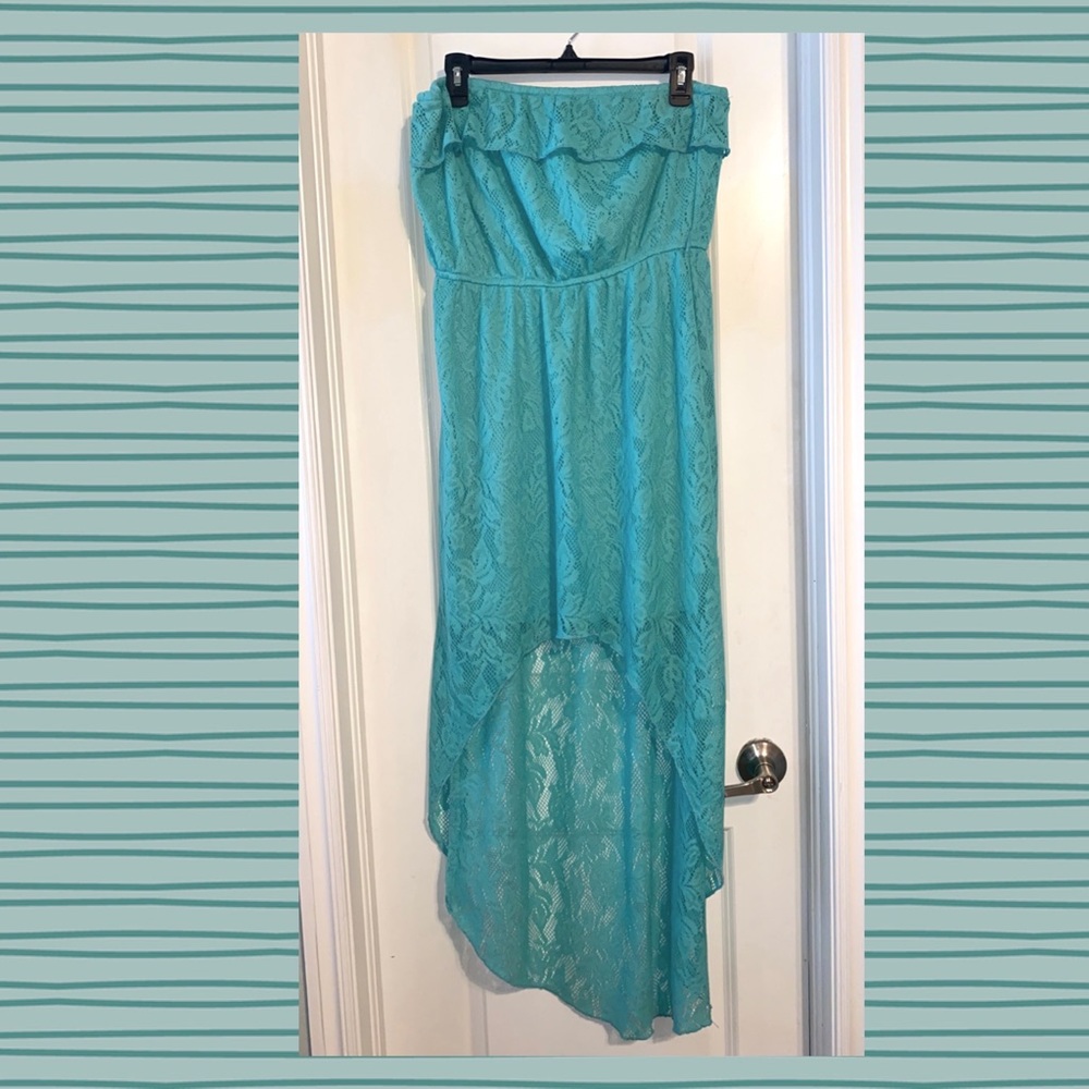 Rue 21 Mint Green Lace Maxi Dress